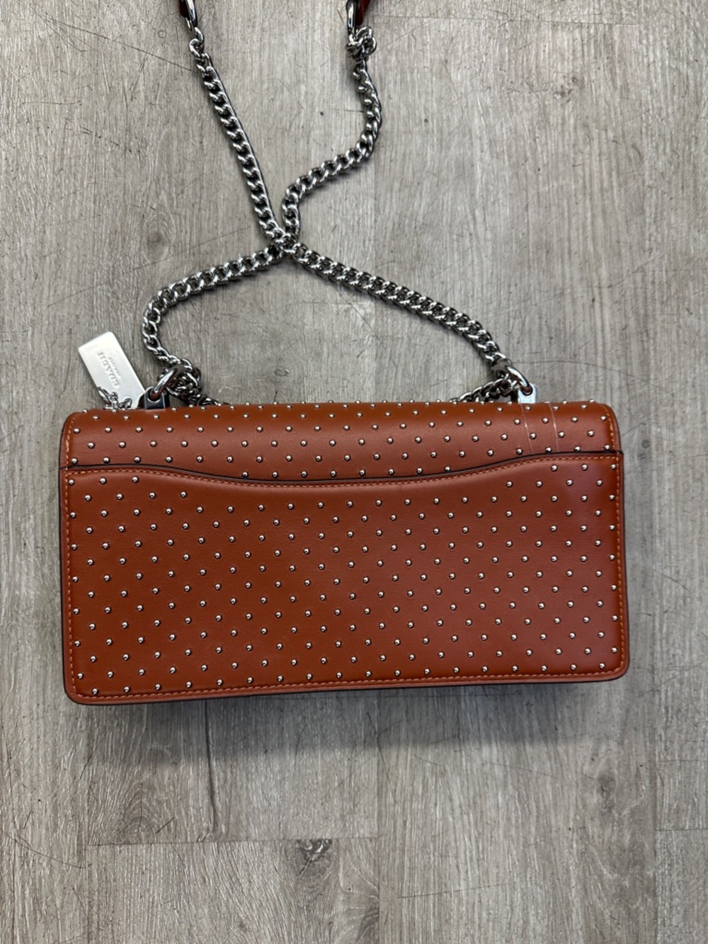 Coach Klare Envelope Crossbody Bag
With Rivets - Picture 9 of 13